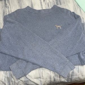 PINK towel sweatshirt